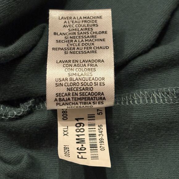 Life Is Good Peace Love Hoppiness XXL Long Sleeve Dark Green Men's Cotton Tee - Picture 6 of 7